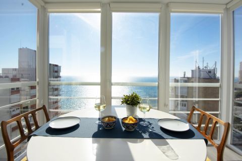 apartamento amueblado en venta con vistas al mar en la albufereta