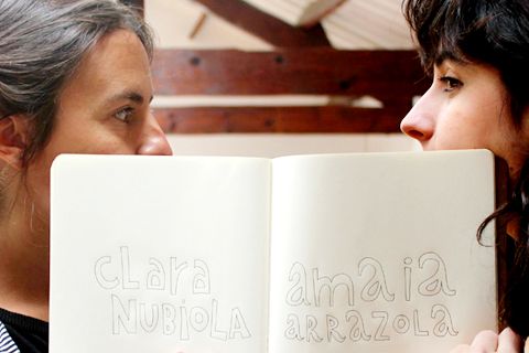 Amaia Arrazola y Clara Nuviola