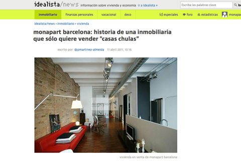 La inmobiliaria de las casas chulas noticia publicada en Idealista News