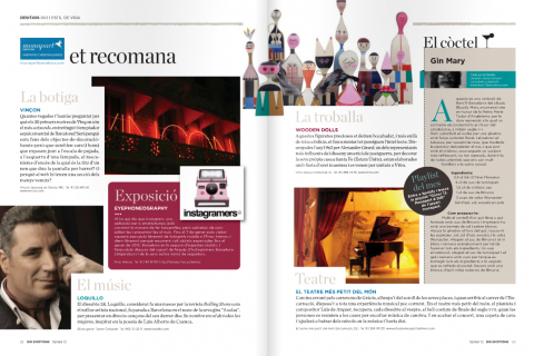 Monapart ET RECOMANA secció publicada a la Revista DIR EMOTIONS el Gener de 2012