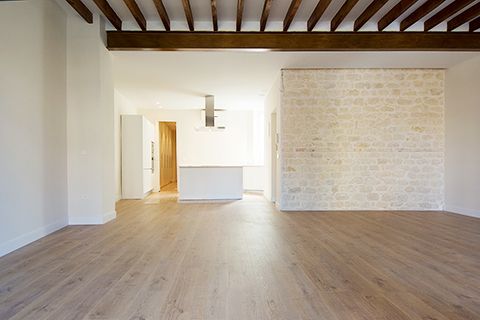 la transformación de un viejo piso oscuro con un montón de habitaciones en un maravilloso piso moderno y luminoso