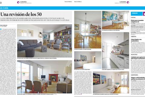 Una revisión de los 50 artículo de Esteban Mercer publicada en la Almudaina suplemento de el Diario de Mallorca