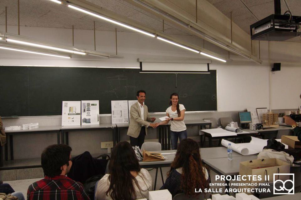 La Llave de Oro entrega el premio a los mejores proyectos de segundo de la Escuela de Arquitectura La Salle Bcn