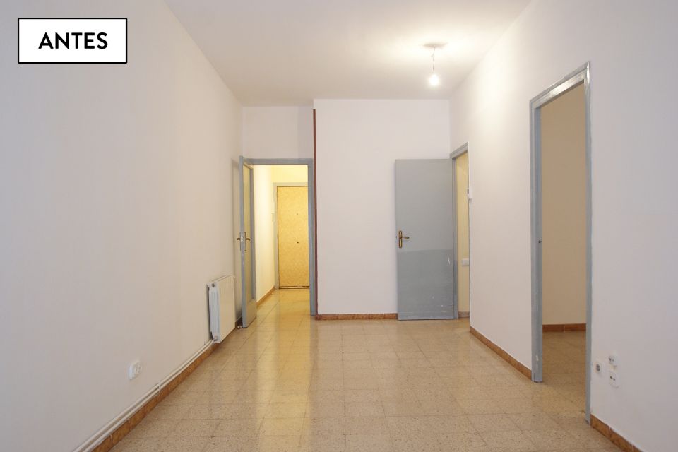 Un viejo piso de Sagrada Familia reconvertido en un apartamento de diseño