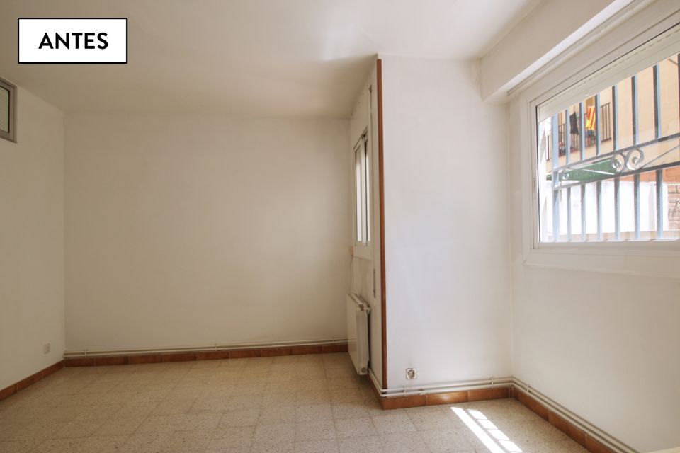 Un viejo piso de Sagrada Familia reconvertido en un apartamento de diseño